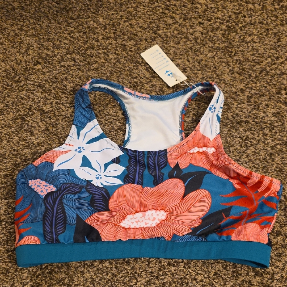 Floral  Swim Top